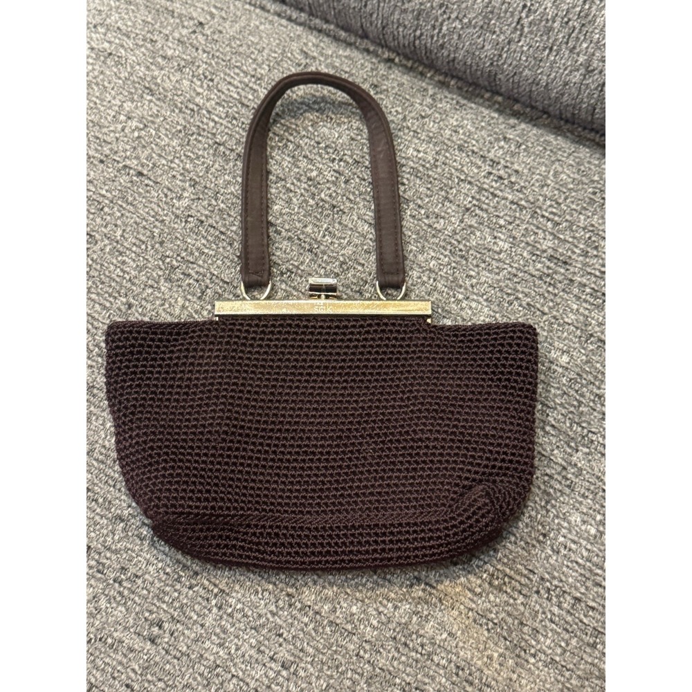 The Sak‎ Dark Brown Crochet  Coin Small Purse
